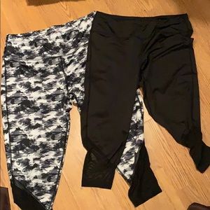 Two pair of Capri athletic pants